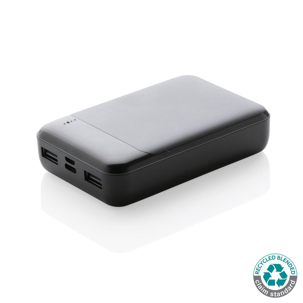 RSC standard újrahasznosított műanyag 10 000 mAh powerbank