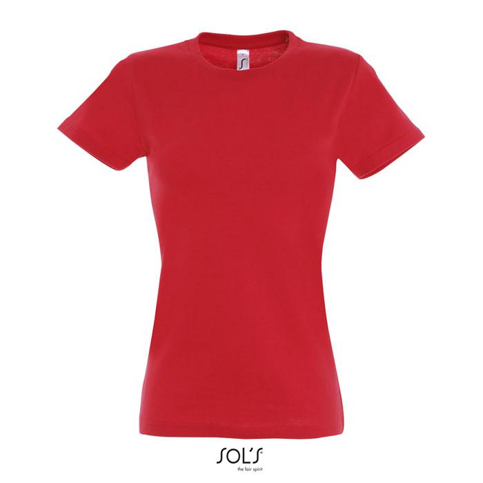 IMPERIAL WOMEN T-SHIRT 190g (S11502-RD-L)