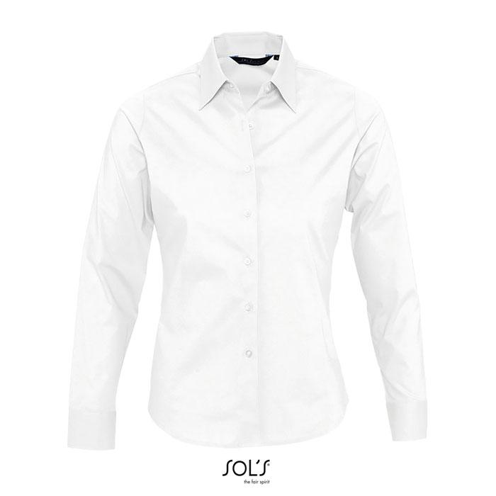 EDEN női h.ujjú blúz 140g (S17015-WH-XL)