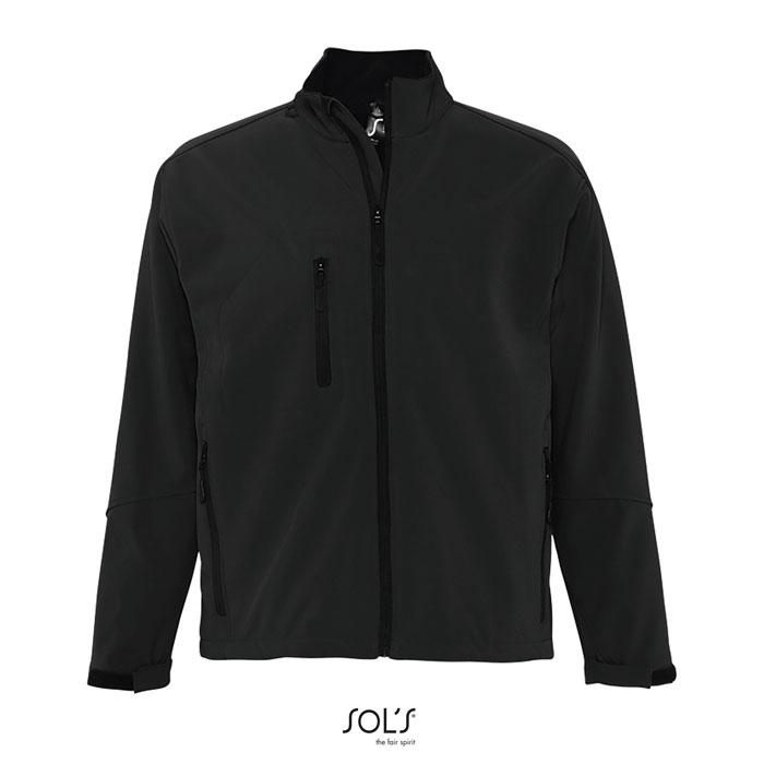 RELAX férfi Softsh dzseki (S46600-BK-4XL)