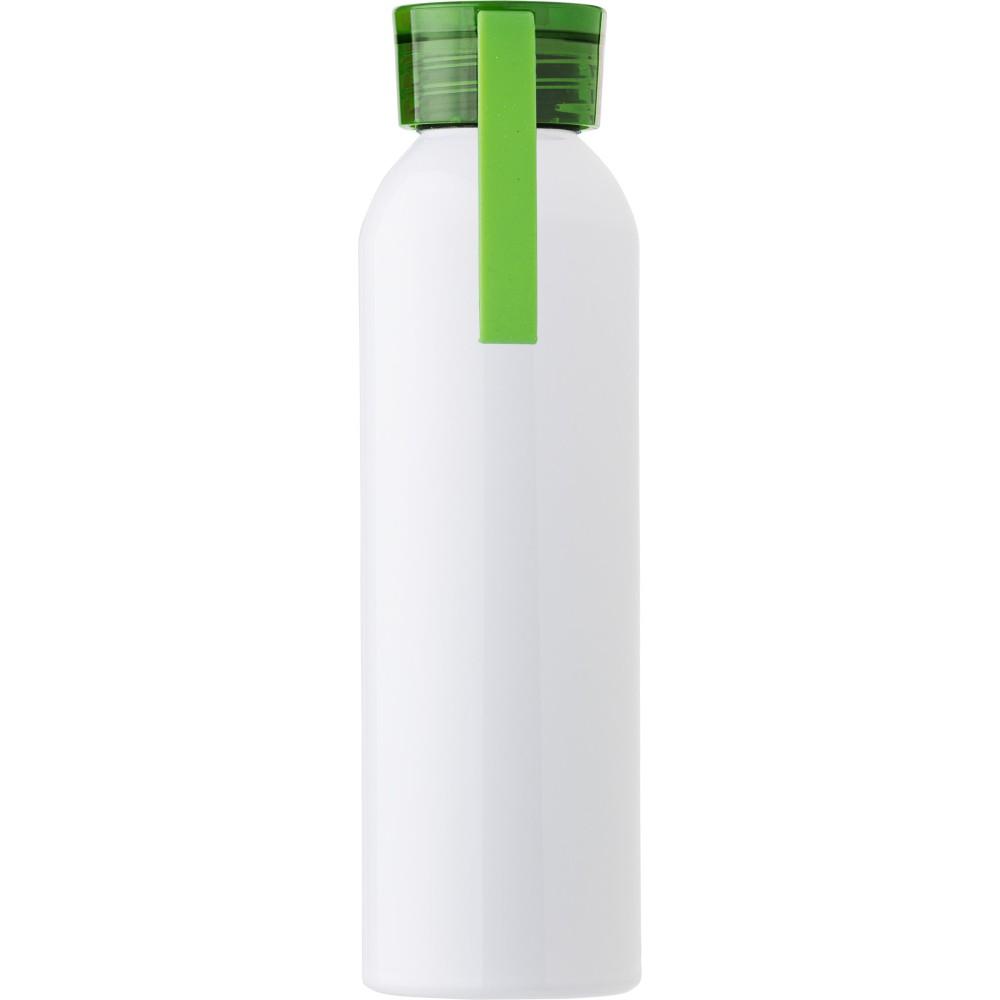 Alumínium palack, 650 ml, fehér/lime