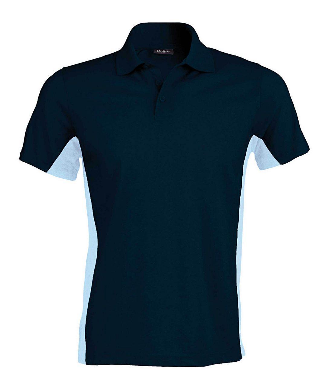 FLAG - SHORT-SLEEVED TWO-TONE POLO SHIRT