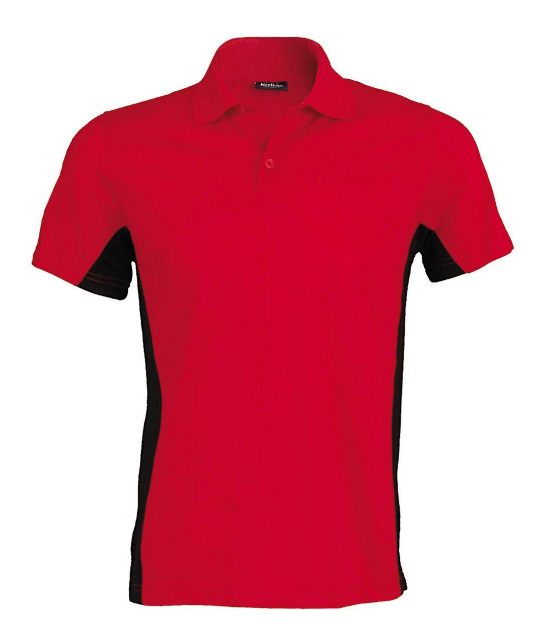 FLAG - SHORT-SLEEVED TWO-TONE POLO SHIRT