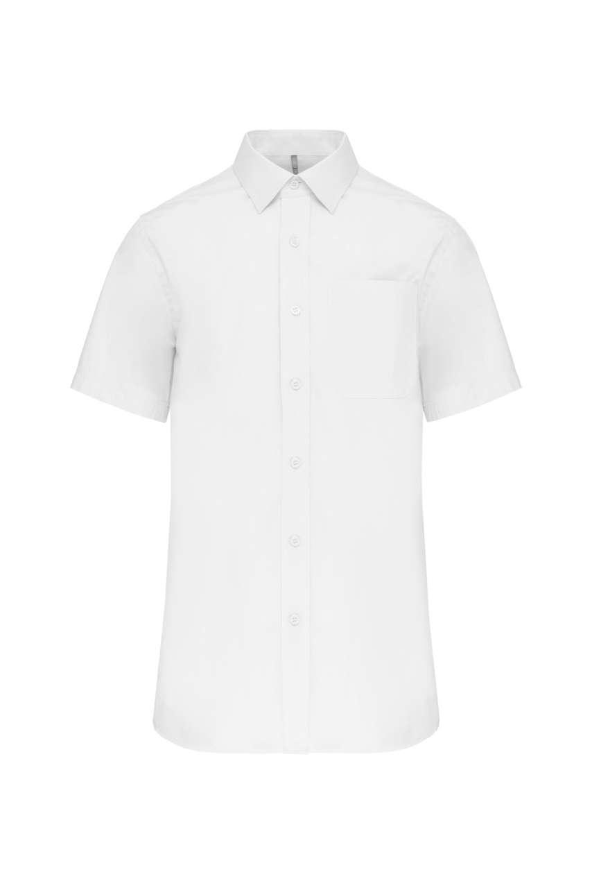 MEN'S SHORT-SLEEVED COTTON POPLIN SHIRT