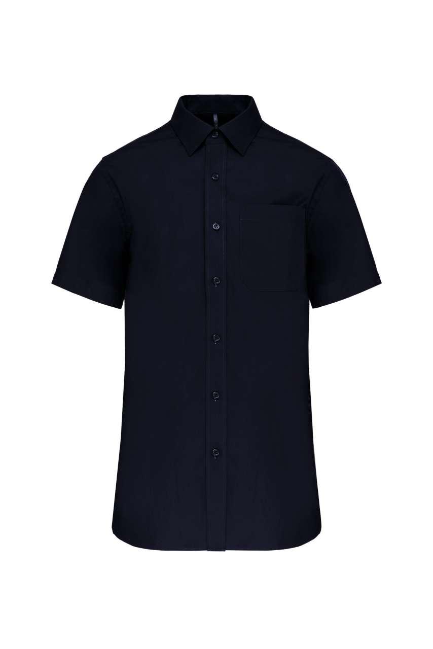 MEN'S SHORT-SLEEVED COTTON POPLIN SHIRT