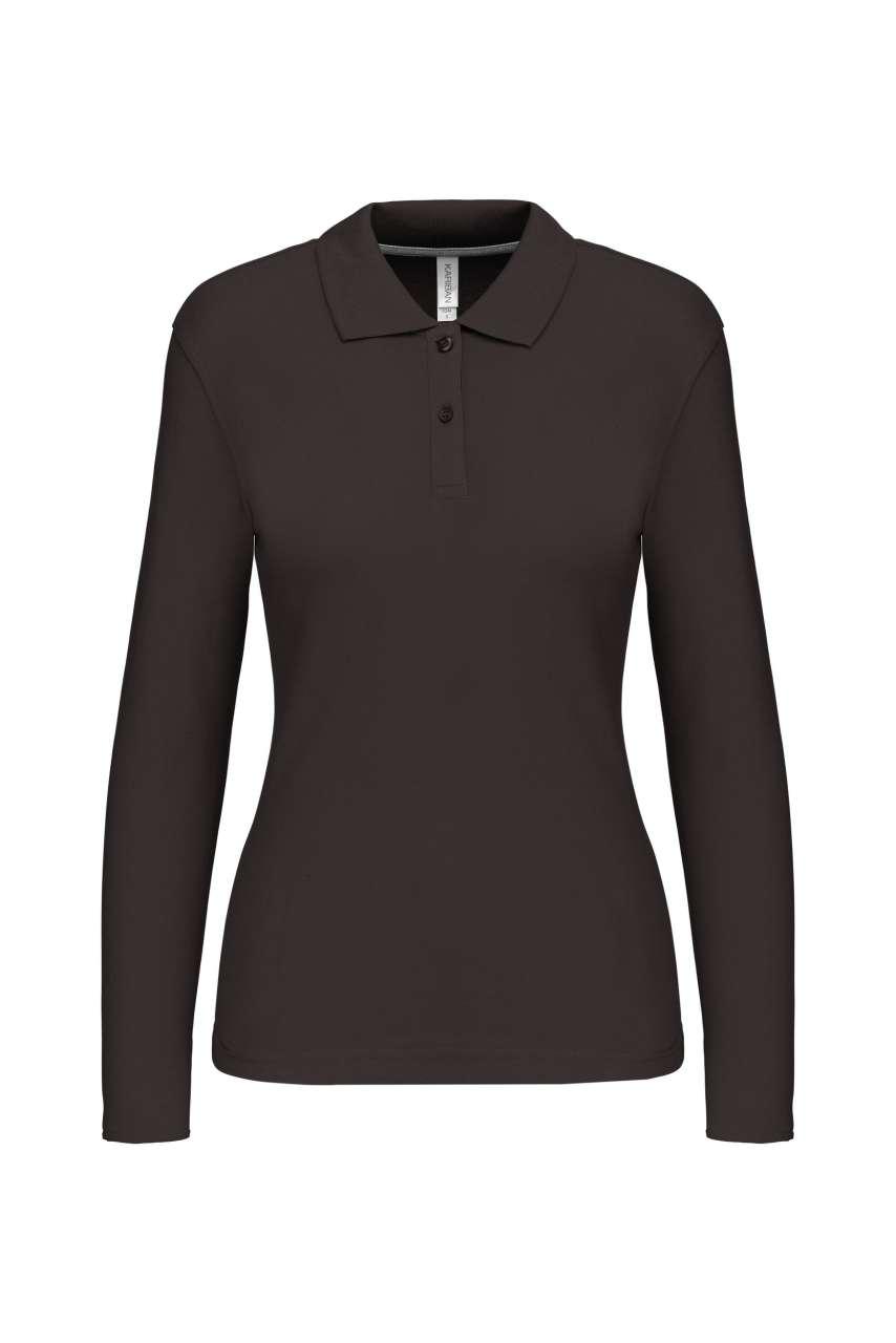 LADIES' LONG-SLEEVED POLO SHIRT