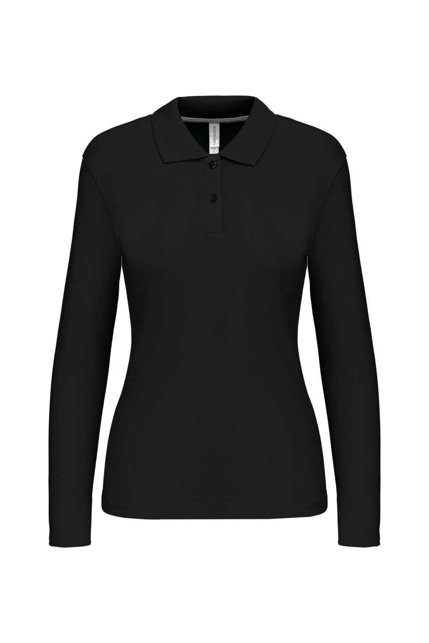 LADIES' LONG-SLEEVED POLO SHIRT