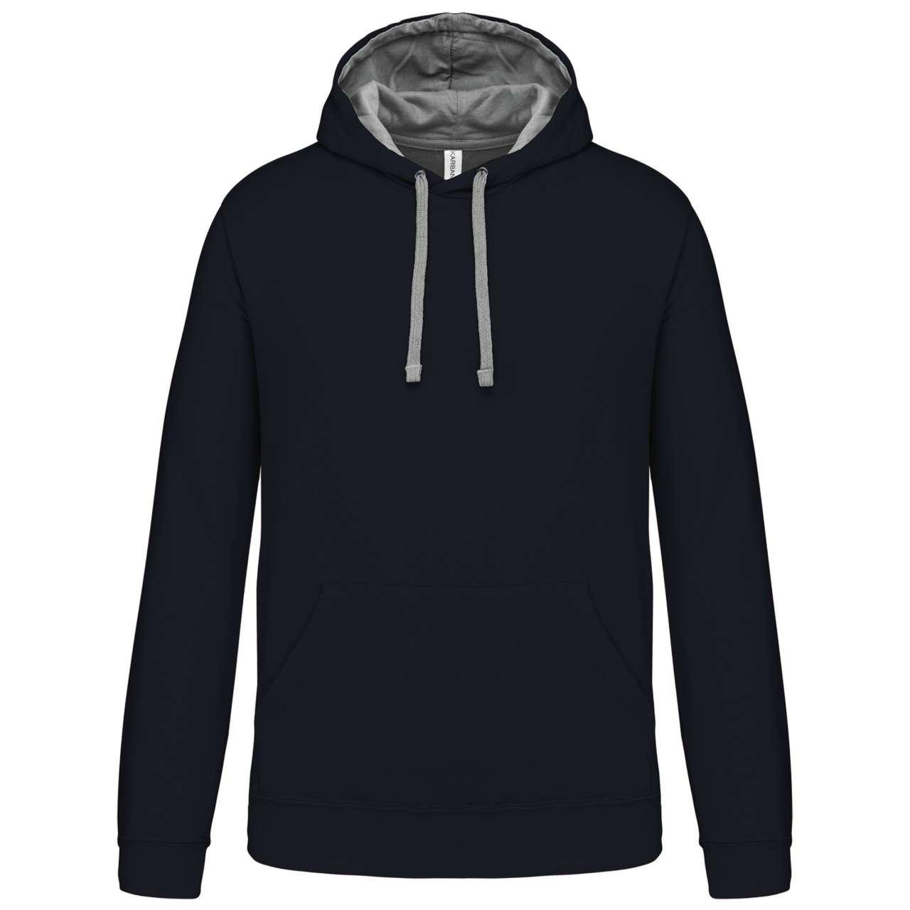 MEN'S CONTRAST HOODED SWEATSHIRT