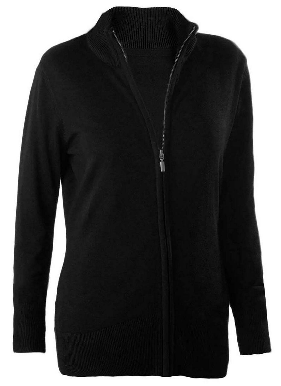 LADIES' FULL ZIP  CARDIGAN