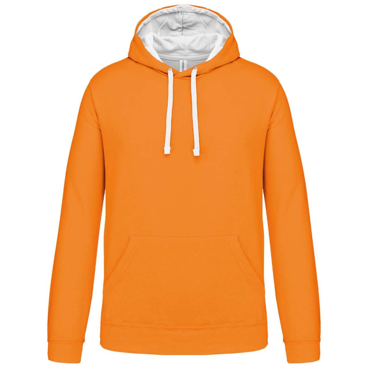 MEN'S CONTRAST HOODED SWEATSHIRT