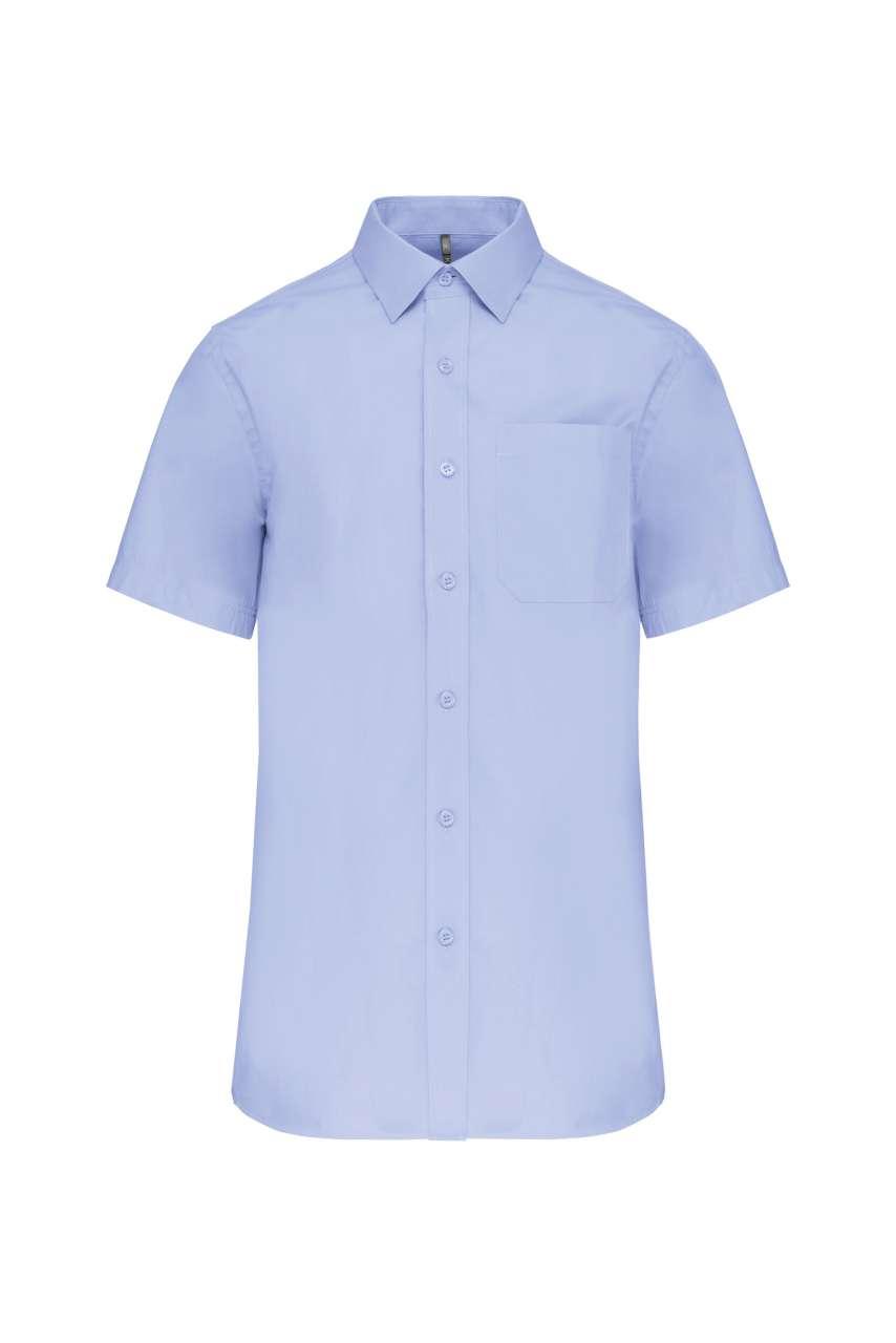 MEN'S SHORT-SLEEVED COTTON POPLIN SHIRT