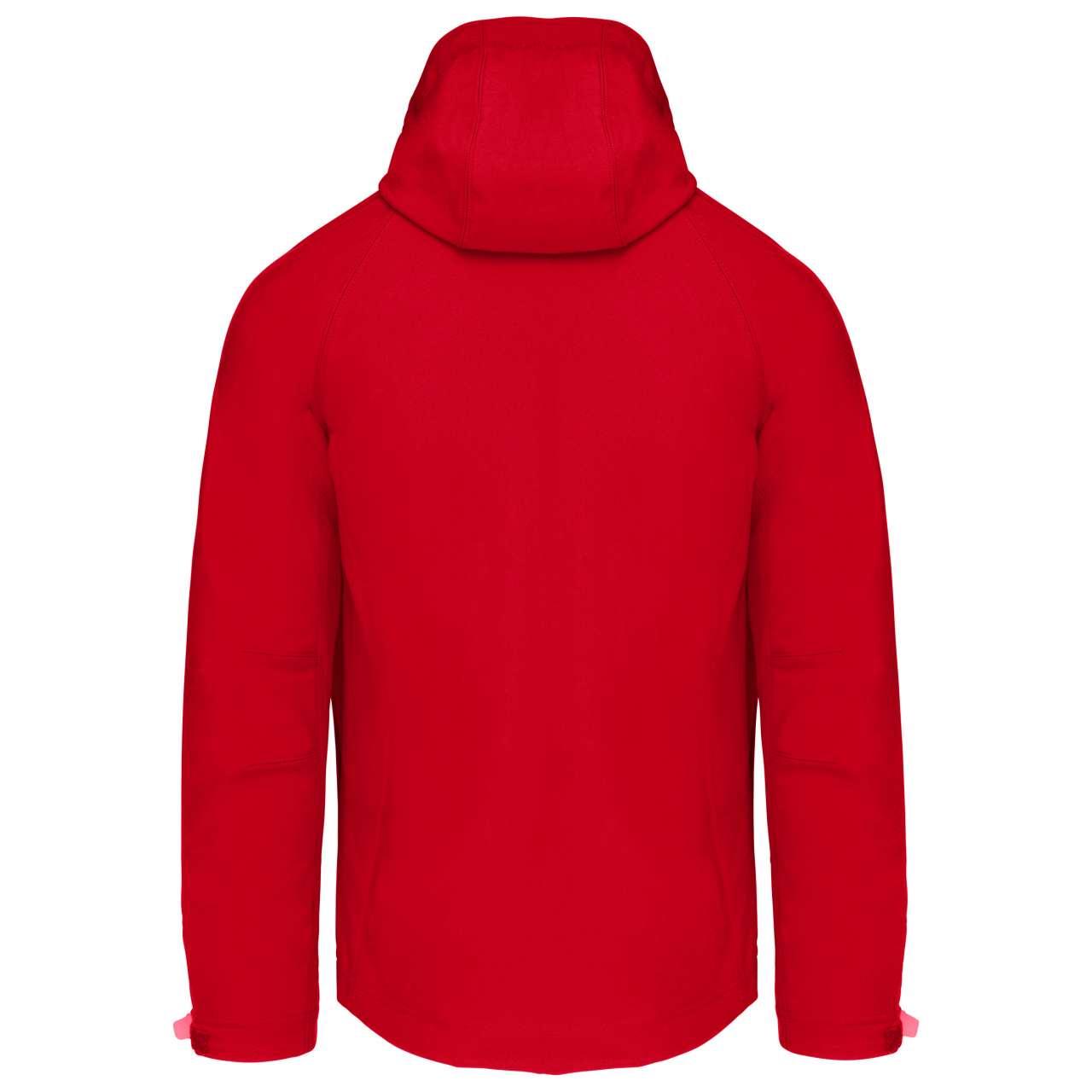 MEN'S DETACHABLE HOODED SOFTSHELL JACKET