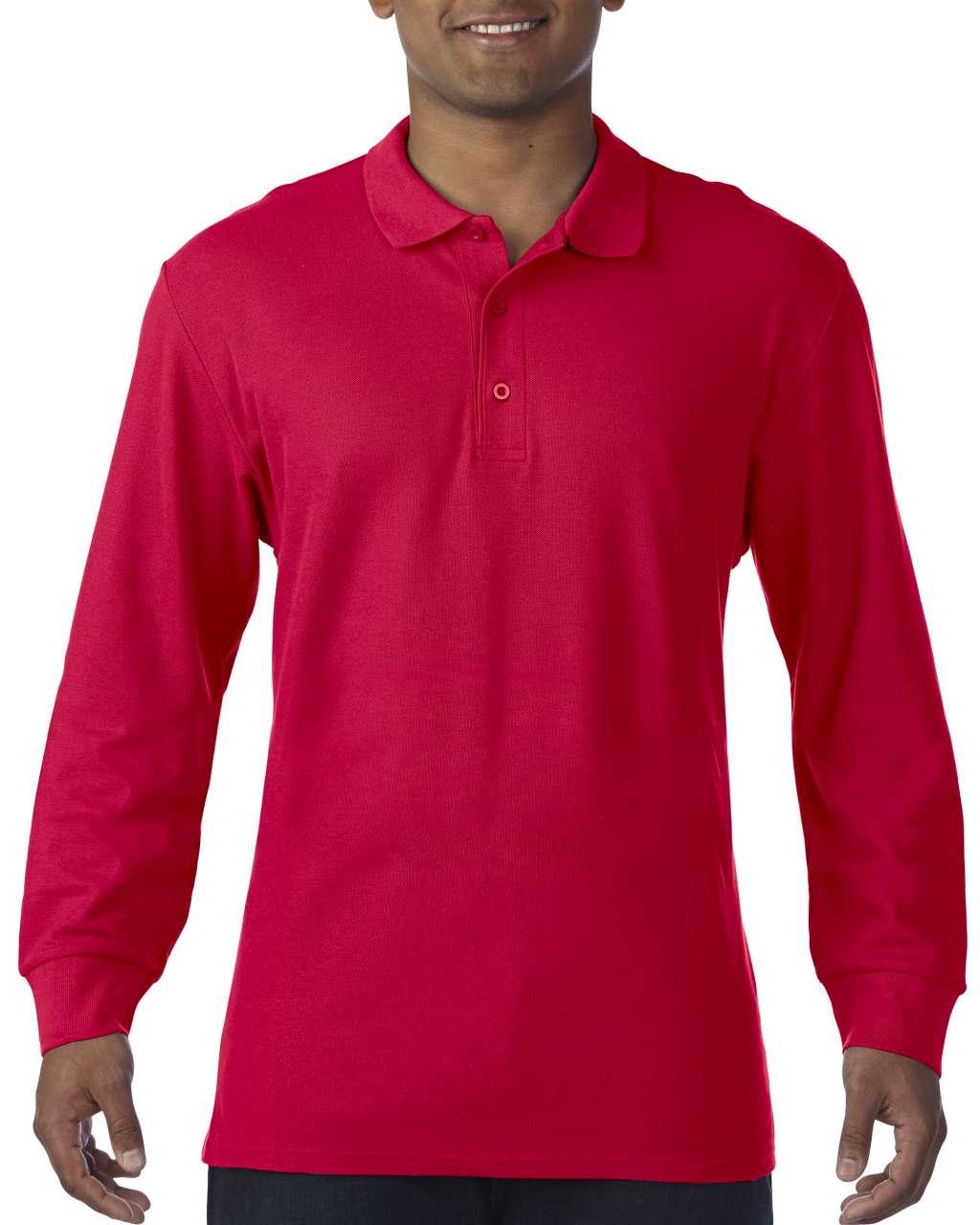 PREMIUM COTTON® ADULT LONG SLEEVE DOUBLE PIQUÉ POLO