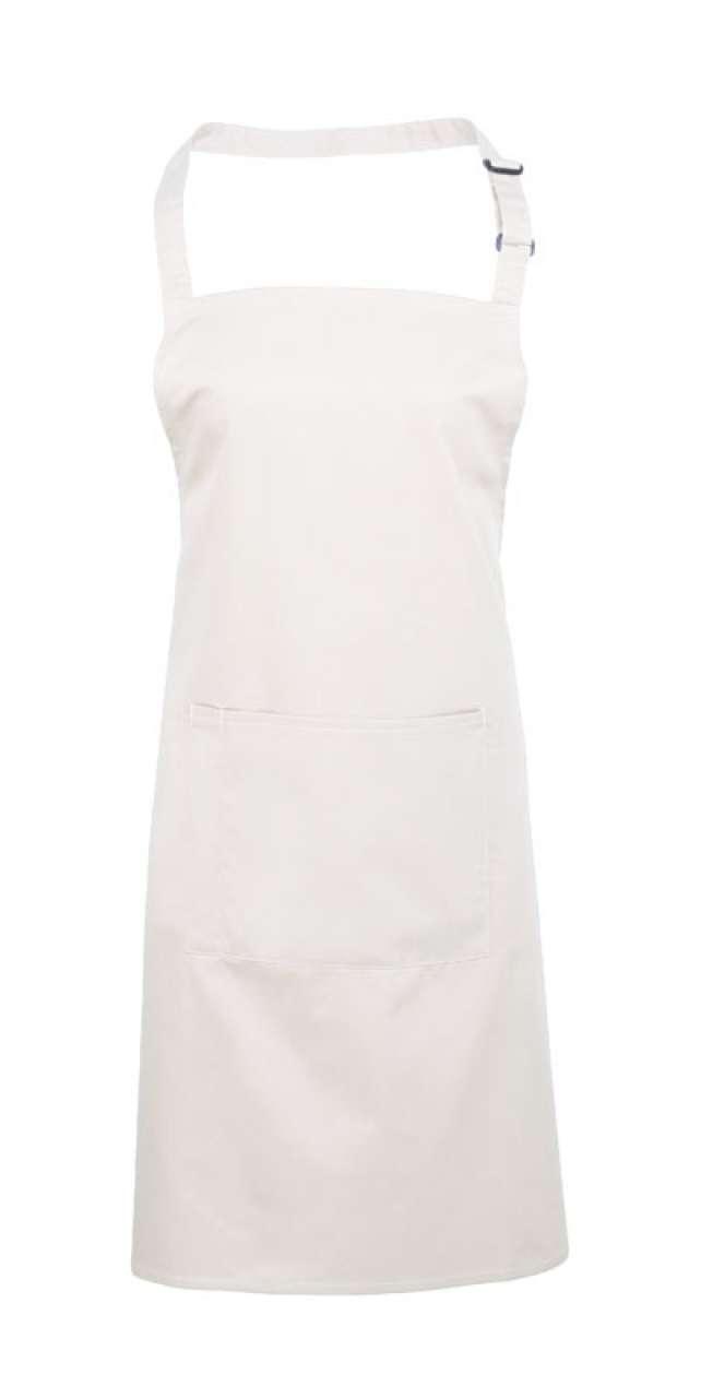 COLOURS COLLECTION BIB APRON WITH POCKET