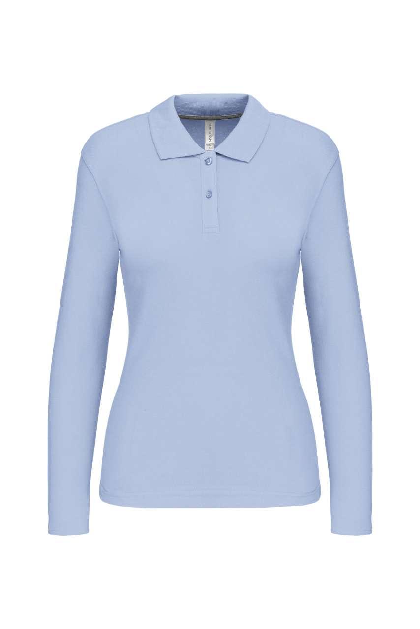 LADIES' LONG-SLEEVED POLO SHIRT