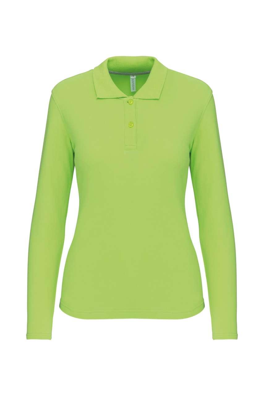 LADIES' LONG-SLEEVED POLO SHIRT