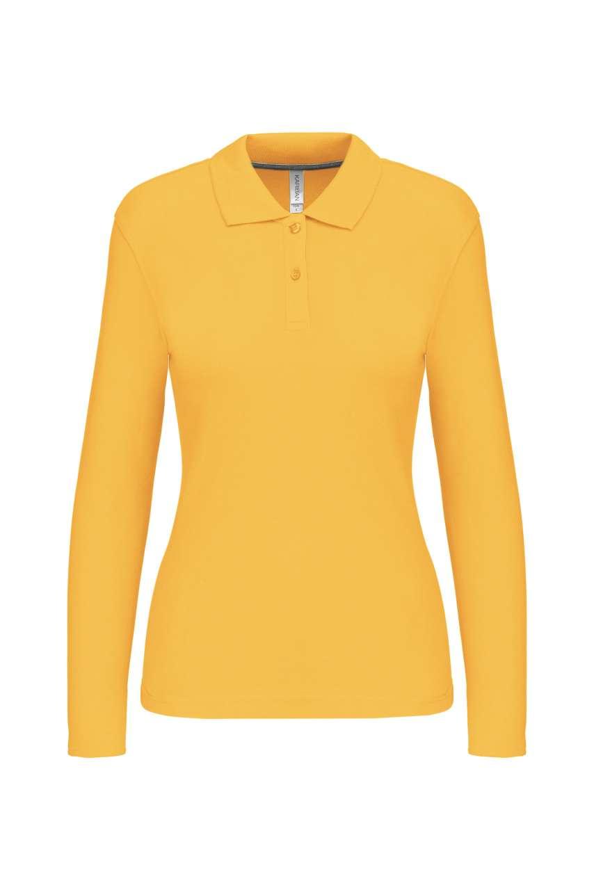 LADIES' LONG-SLEEVED POLO SHIRT