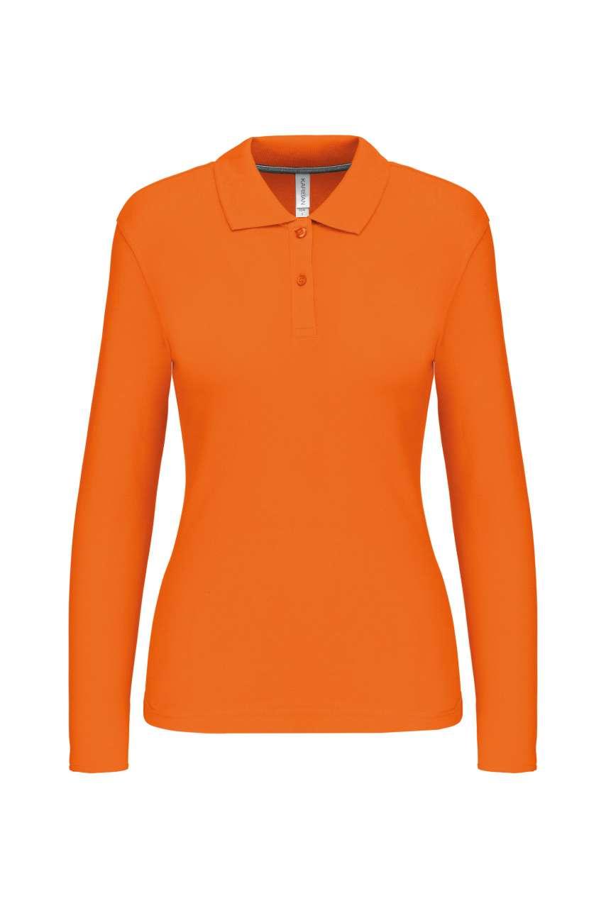 LADIES' LONG-SLEEVED POLO SHIRT