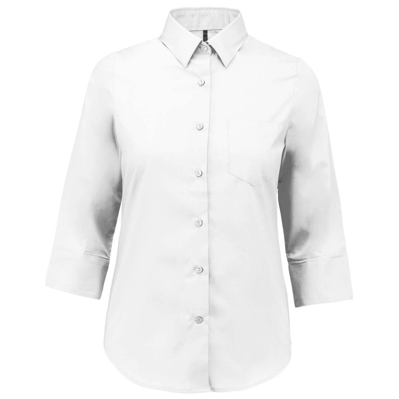 LADIES' 3/4 SLEEVED SHIRT