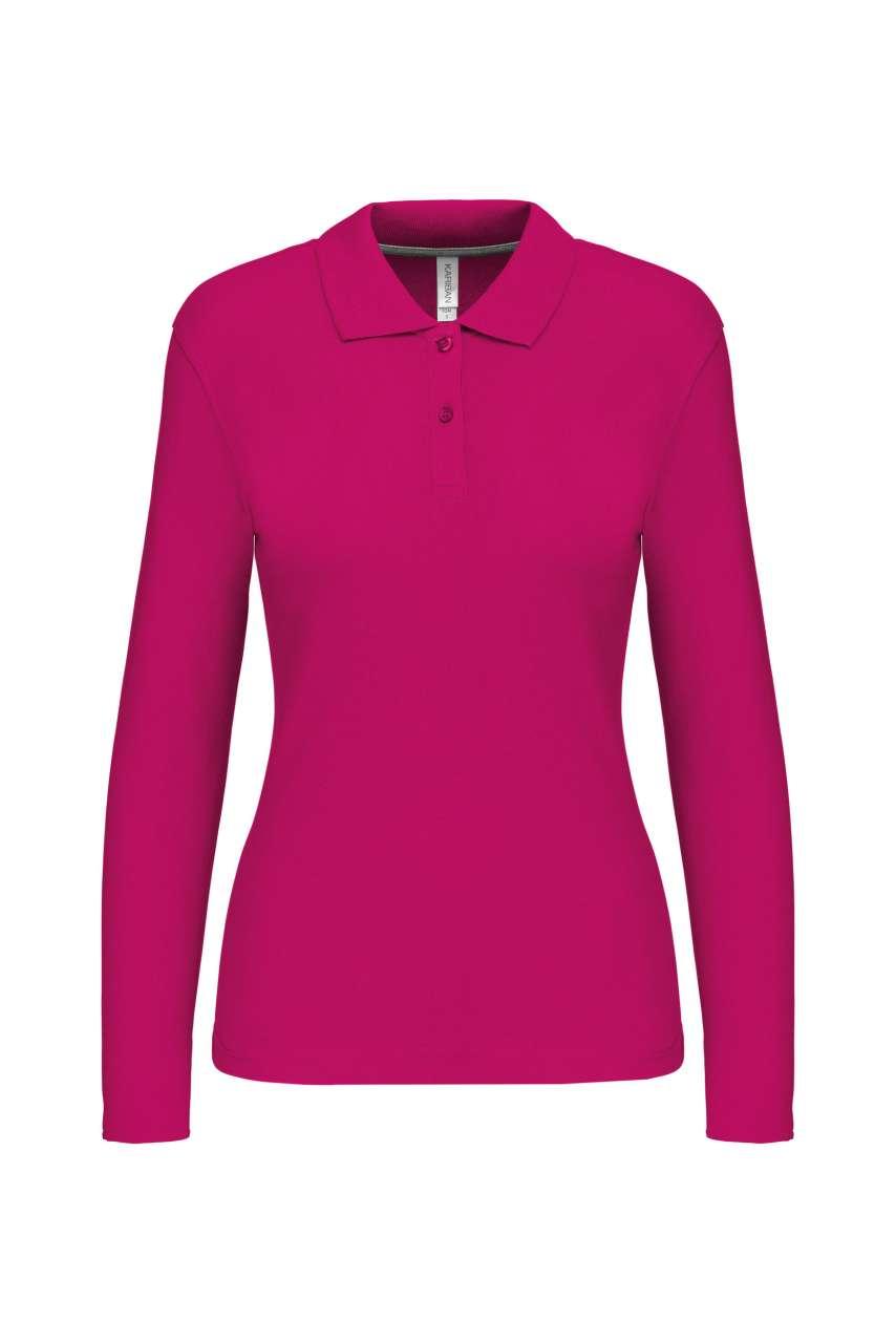 LADIES' LONG-SLEEVED POLO SHIRT