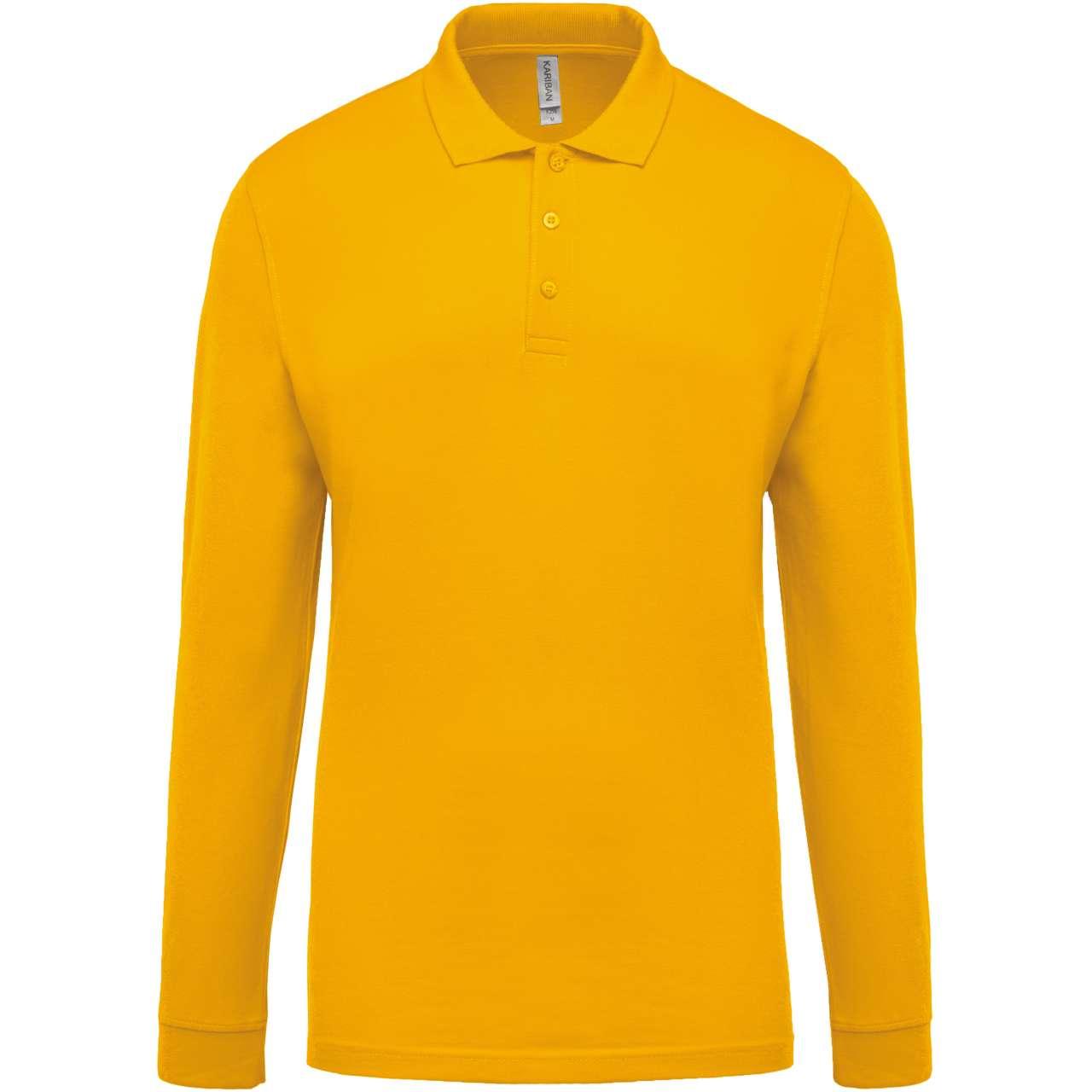 MEN'S LONG-SLEEVED PIQUÉ POLO SHIRT