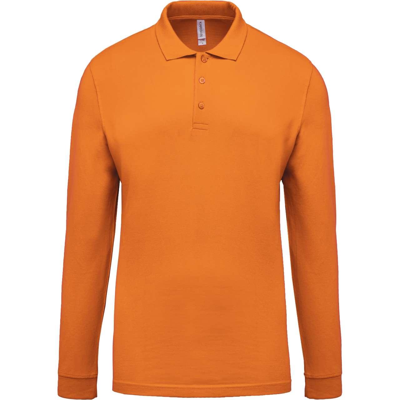 MEN'S LONG-SLEEVED PIQUÉ POLO SHIRT