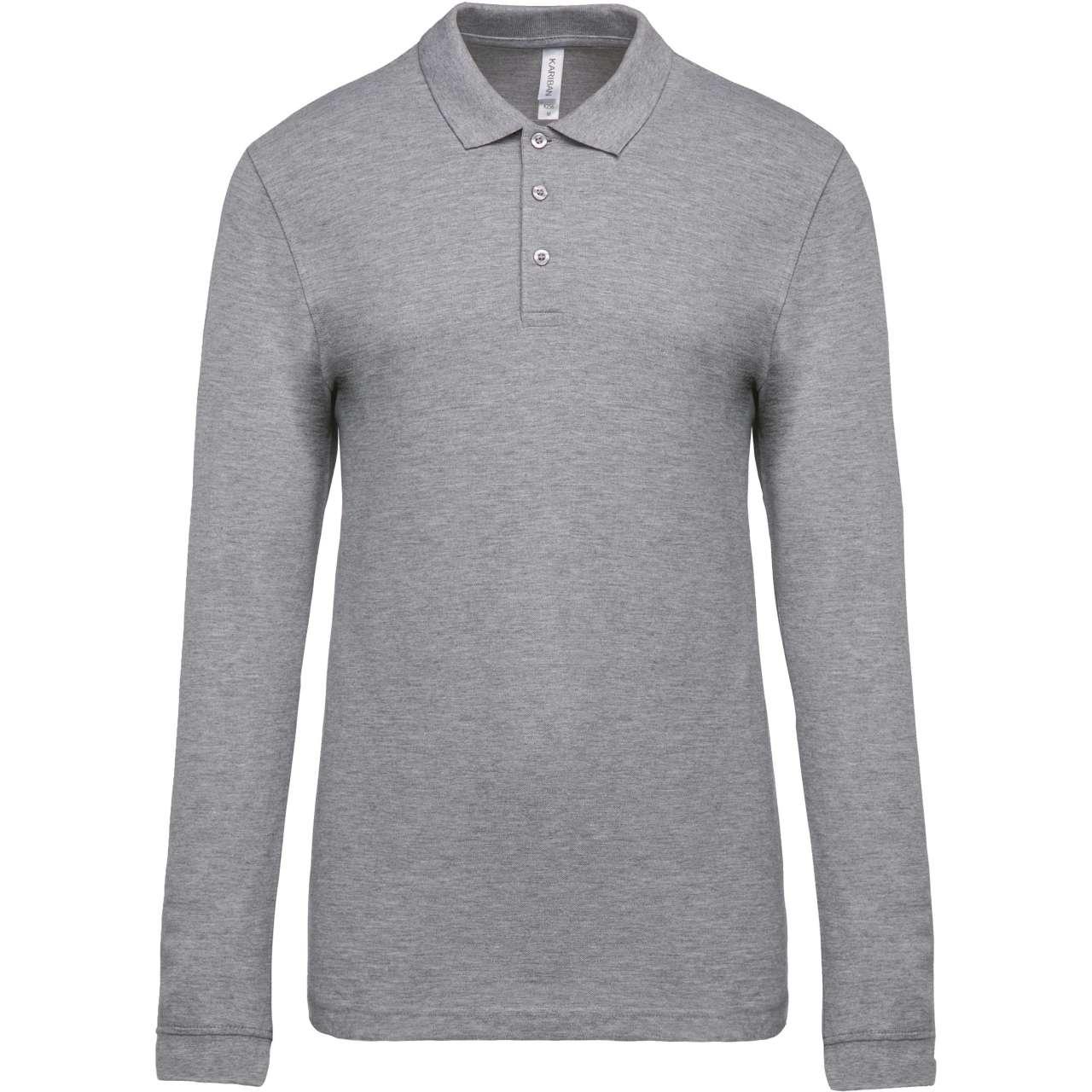 MEN'S LONG-SLEEVED PIQUÉ POLO SHIRT