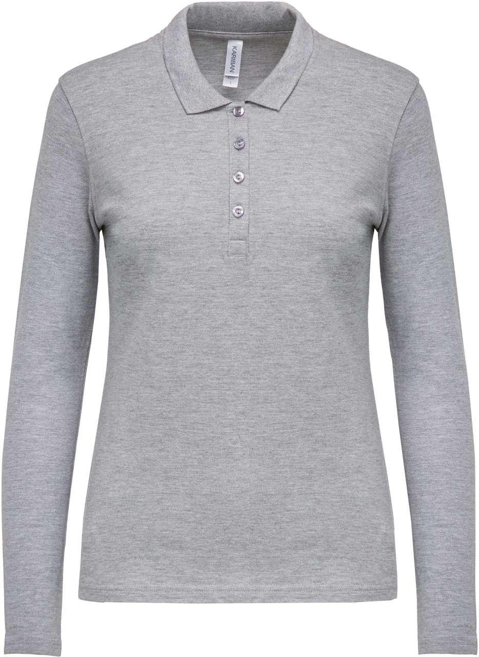 LADIES’ LONG-SLEEVED PIQUÉ POLO SHIRT