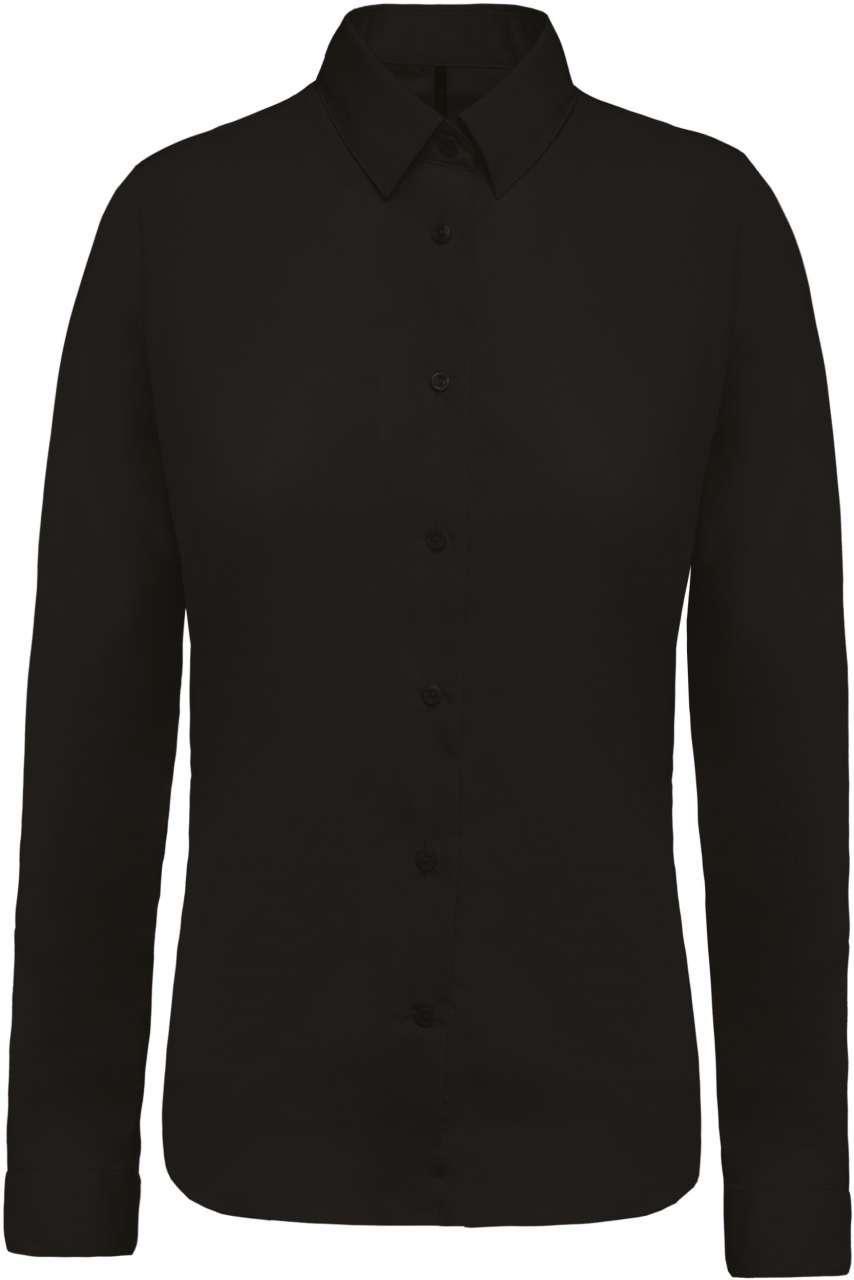LADIES’ LONG-SLEEVED COTTON POPLIN SHIRT