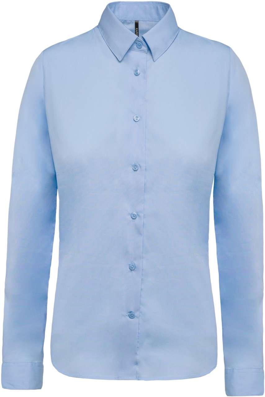 LADIES’ LONG-SLEEVED COTTON POPLIN SHIRT