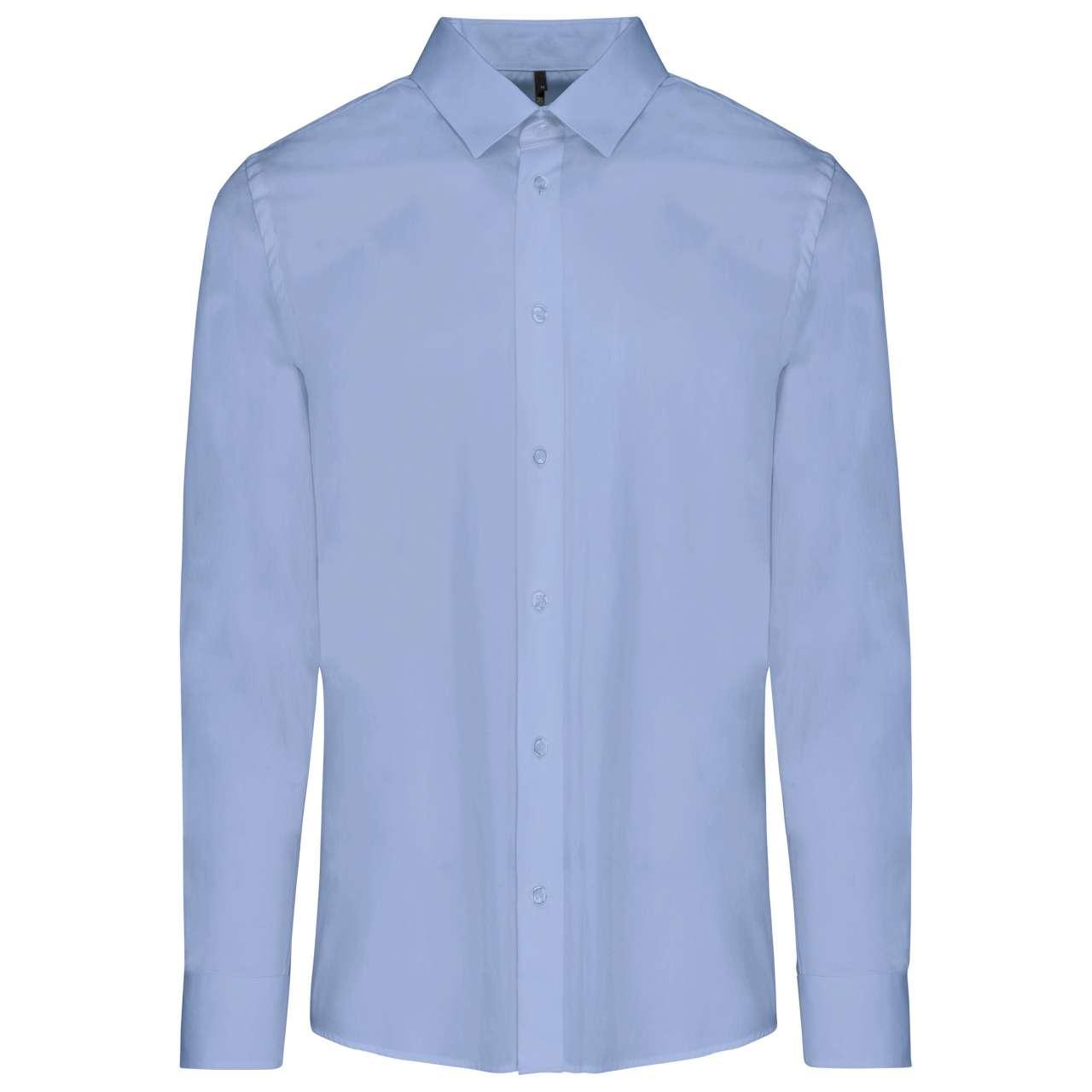 MEN’S LONG-SLEEVED COTTON POPLIN SHIRT