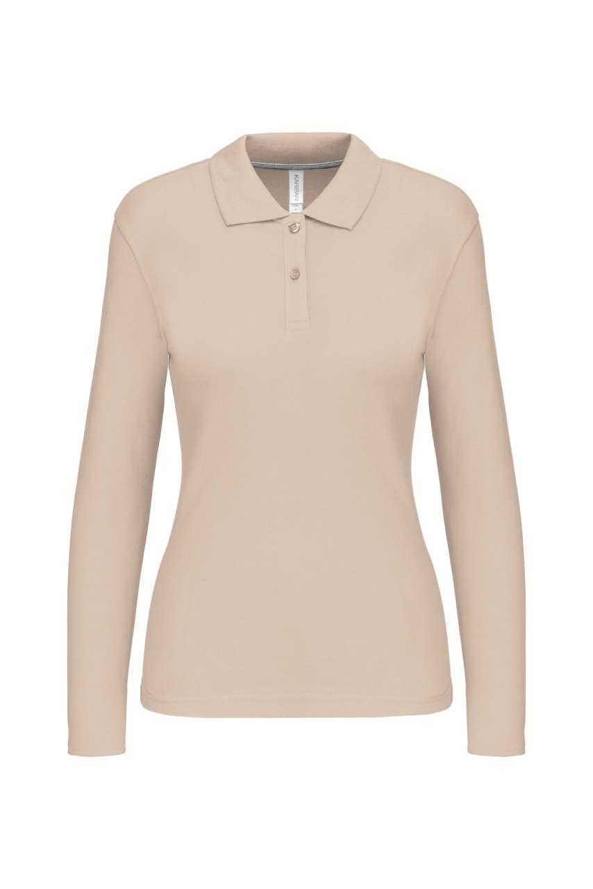 LADIES' LONG-SLEEVED POLO SHIRT