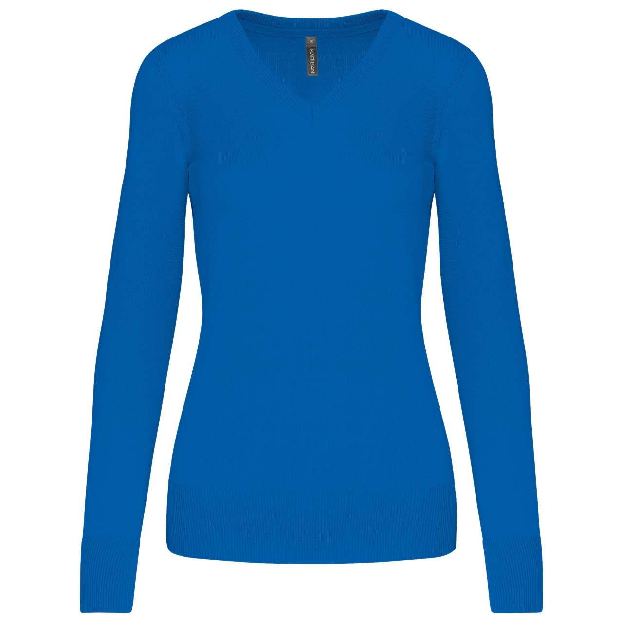 LADIES' V-NECK JUMPER