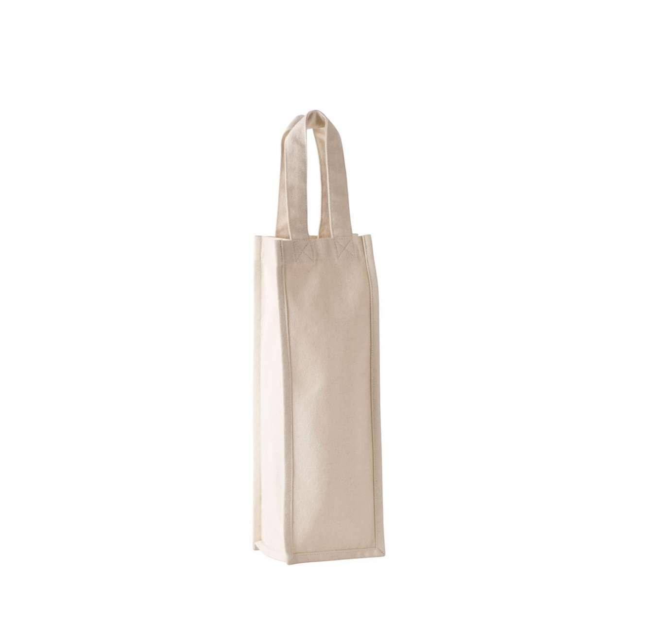 COTTON CANVAS BOTTLE BAG