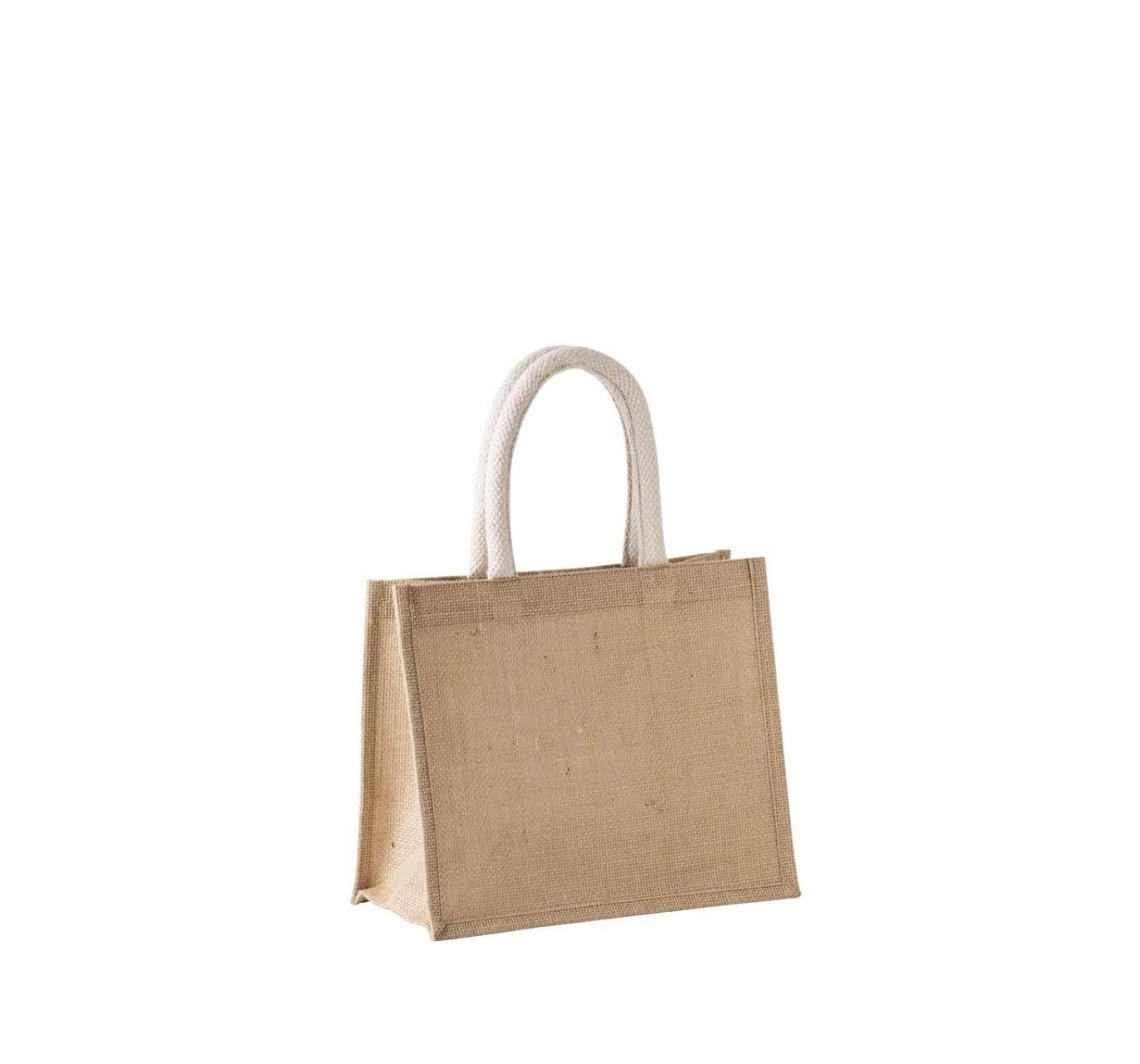 JUTE CANVAS TOTE - MEDIUM