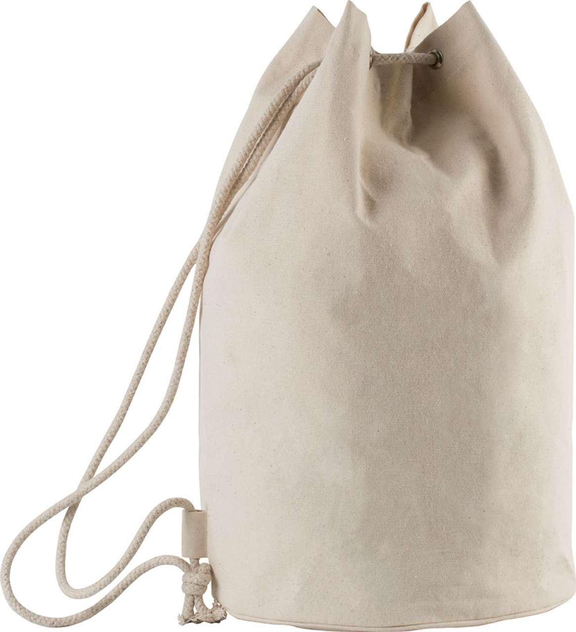 COTTON SAILOR-STYLE BAG WITH DRAWSTRING