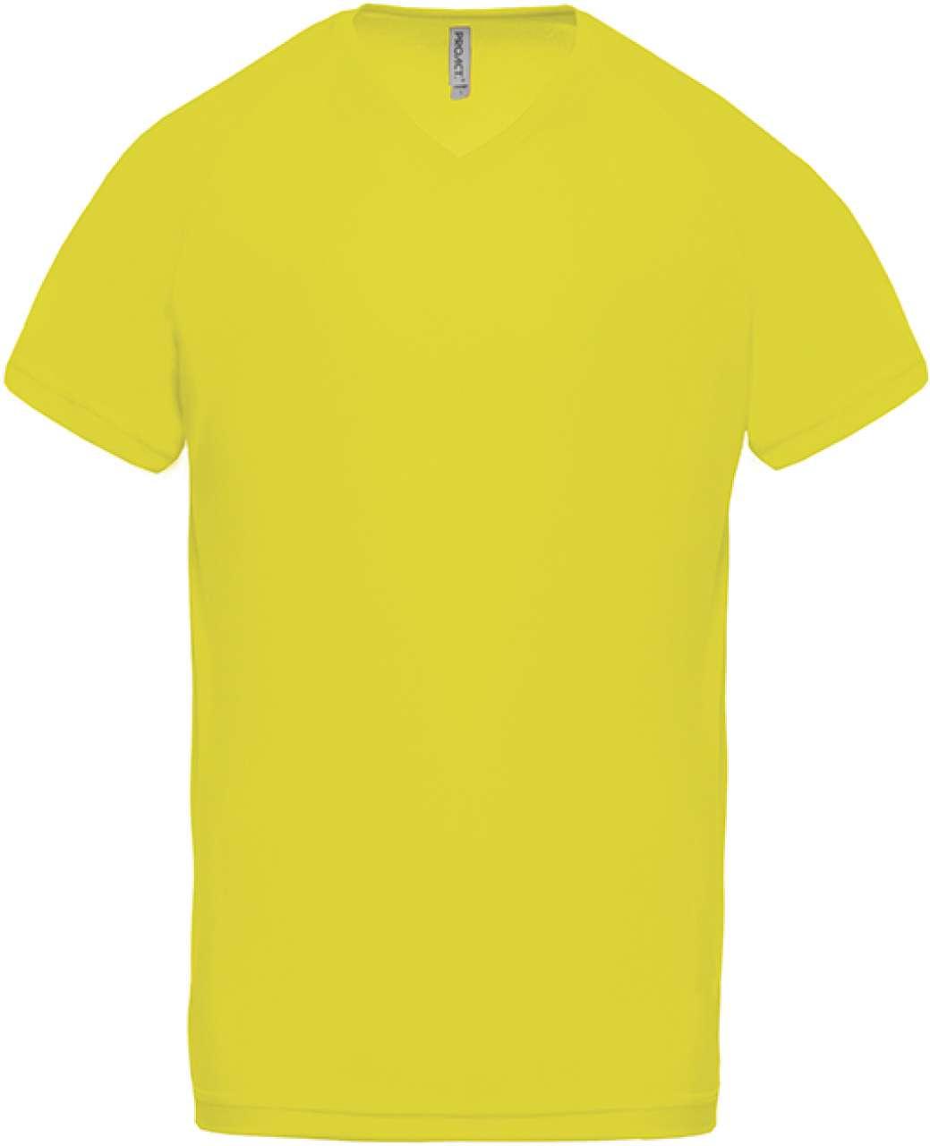 MEN’S V-NECK SHORT SLEEVE SPORTS T-SHIRT