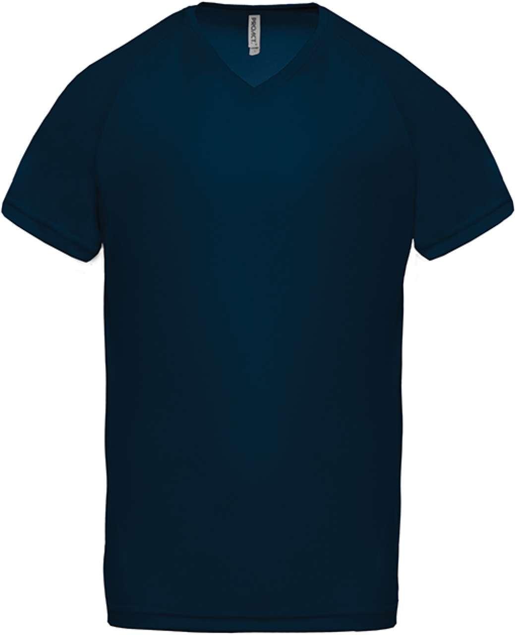 MEN’S V-NECK SHORT SLEEVE SPORTS T-SHIRT