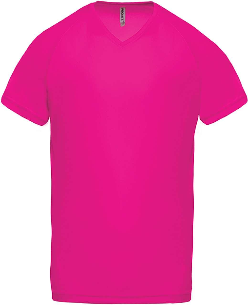 MEN’S V-NECK SHORT SLEEVE SPORTS T-SHIRT