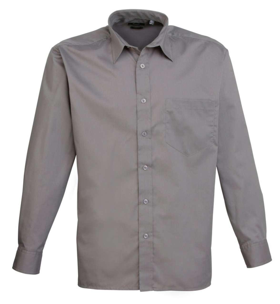 MEN'S LONG SLEEVE POPLIN SHIRT