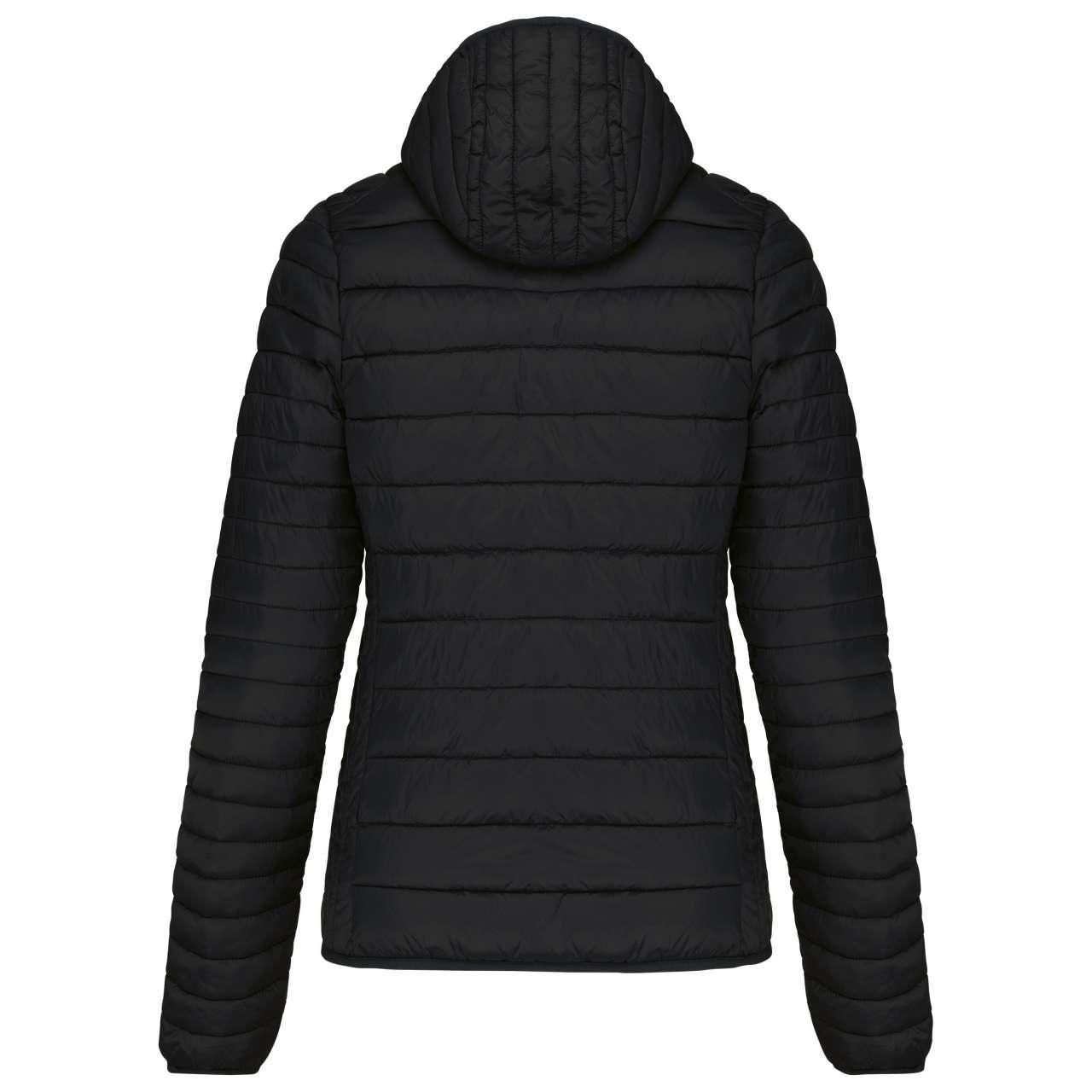 LADIES' LIGHTWEIGHT HOODED PADDED JACKET