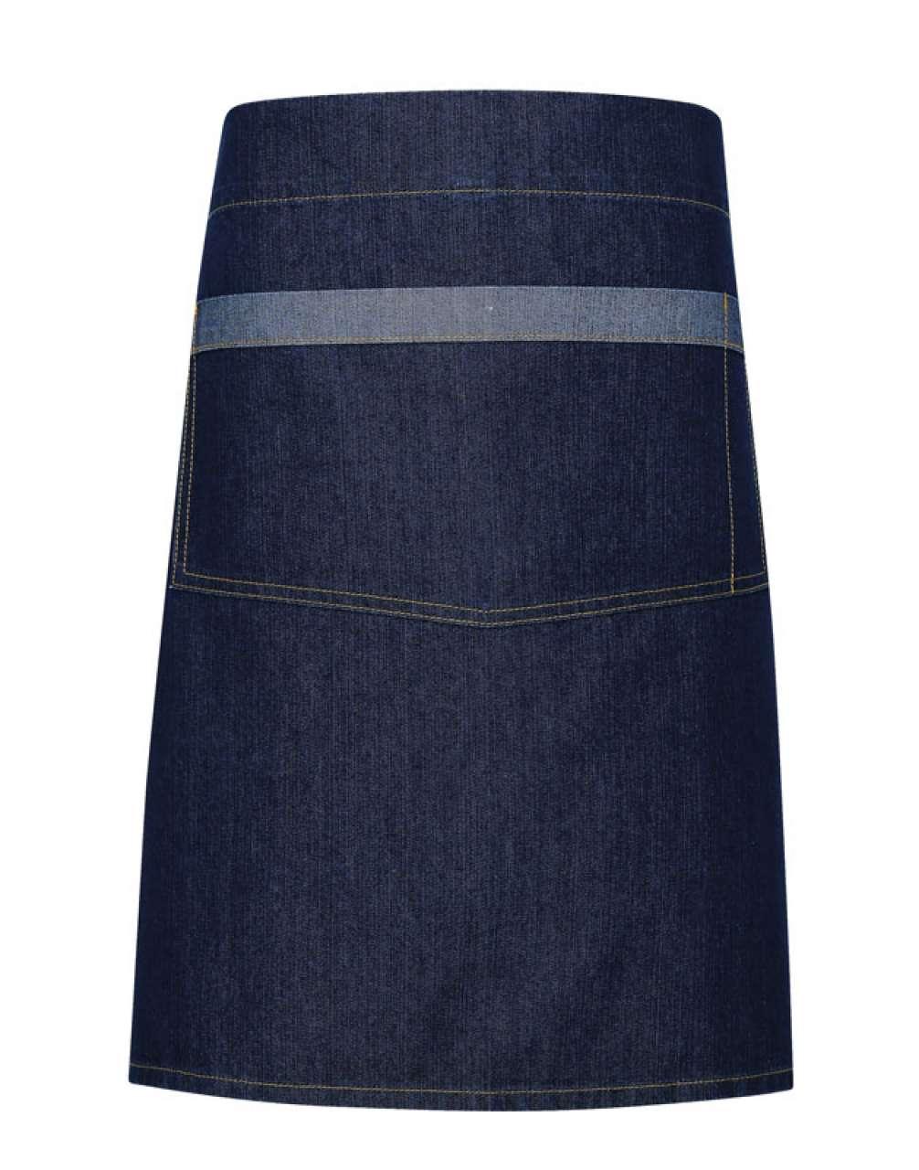 'DOMAIN' CONTRAST DENIM WAIST APRON