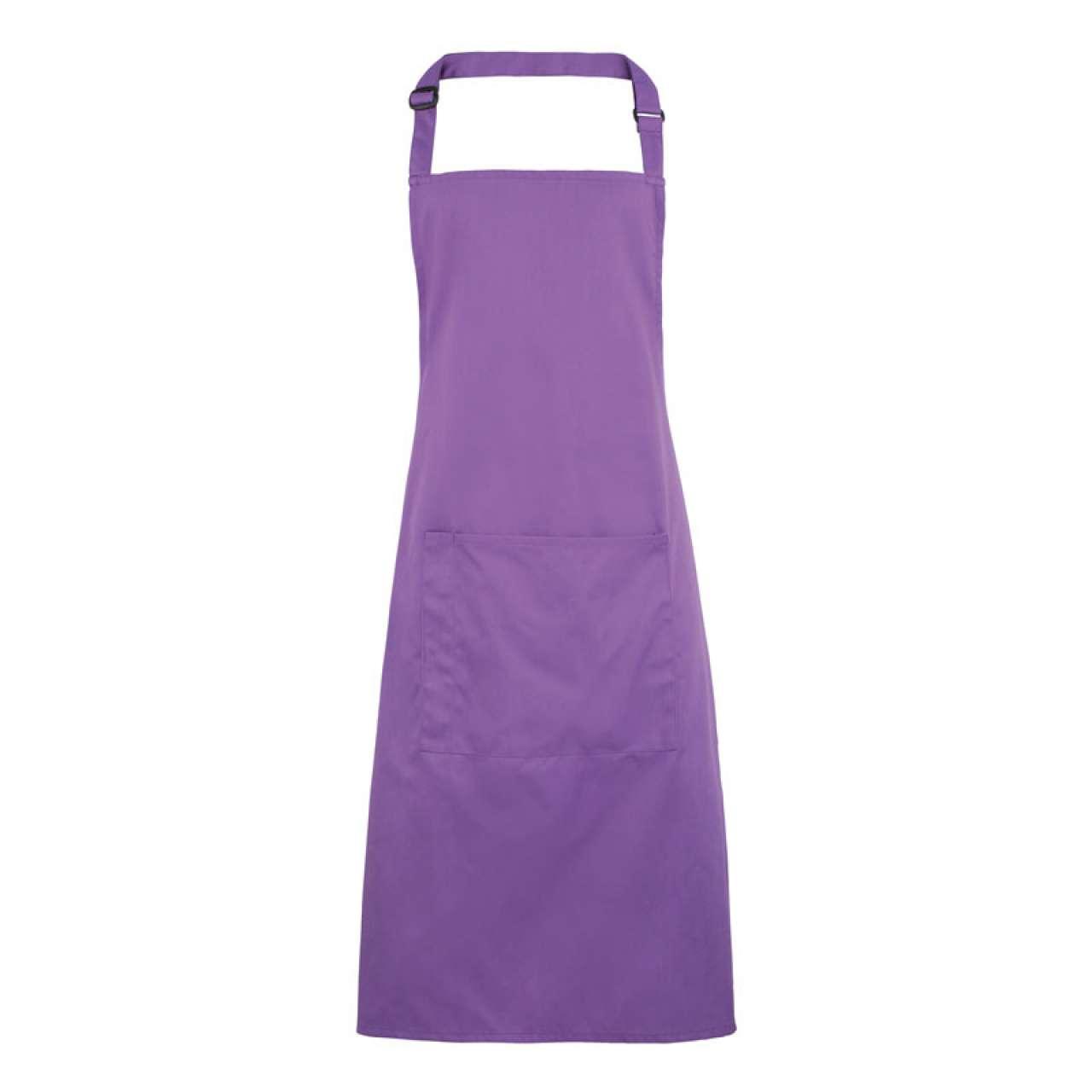 COLOURS COLLECTION BIB APRON WITH POCKET