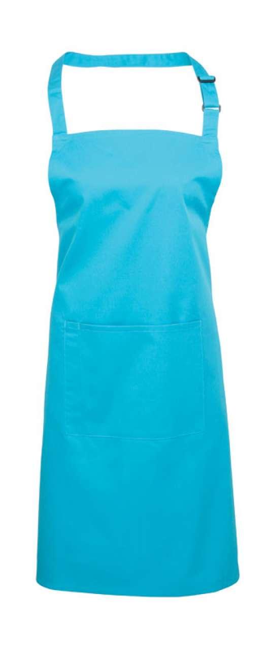 COLOURS COLLECTION BIB APRON WITH POCKET