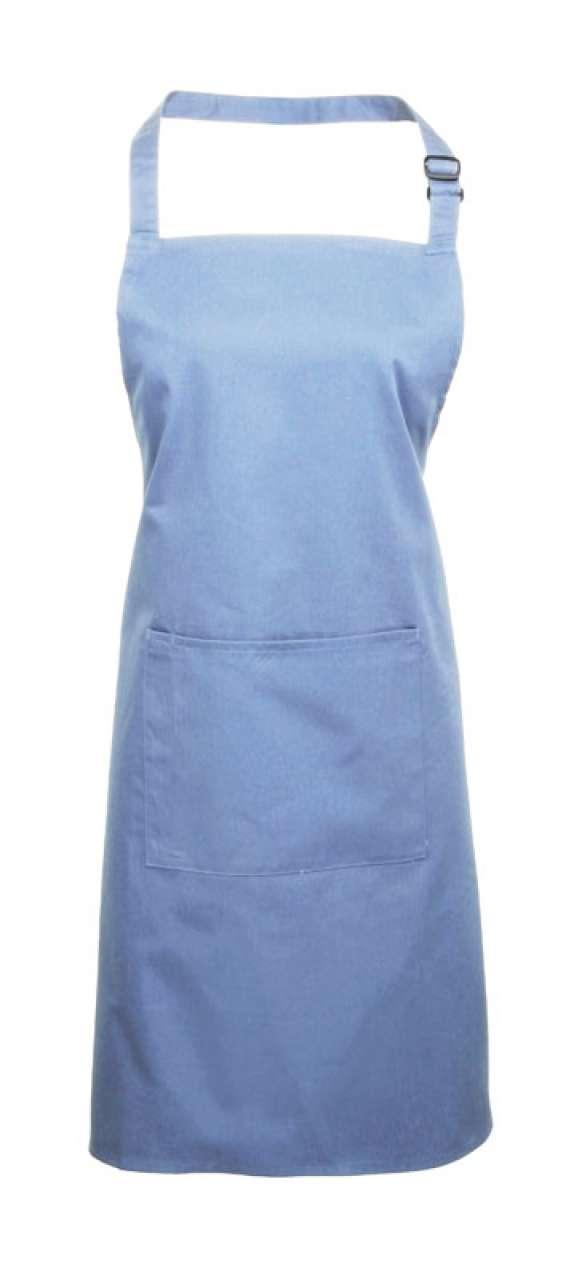 COLOURS COLLECTION BIB APRON WITH POCKET