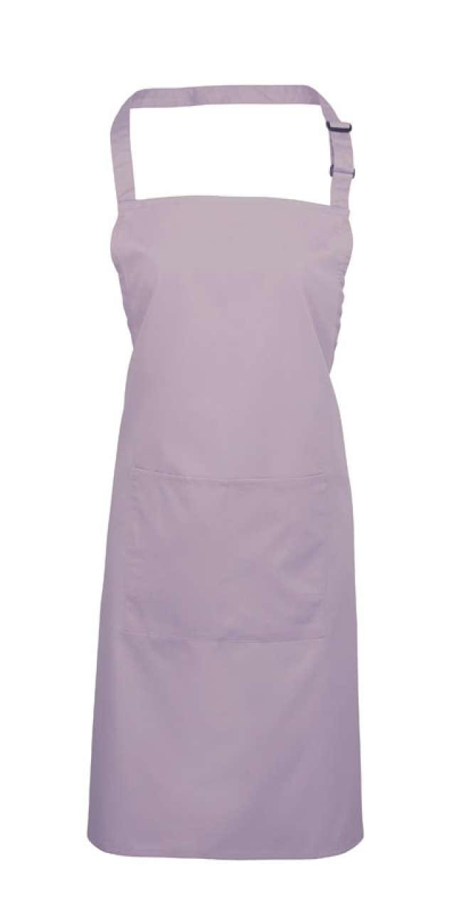 COLOURS COLLECTION BIB APRON WITH POCKET