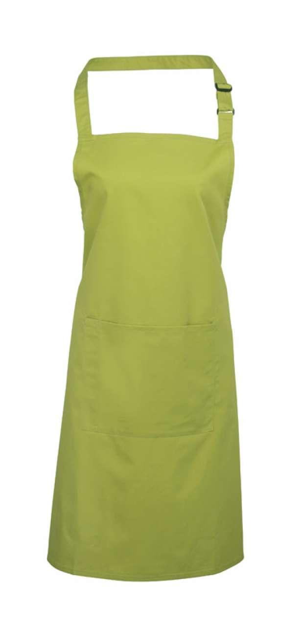 COLOURS COLLECTION BIB APRON WITH POCKET