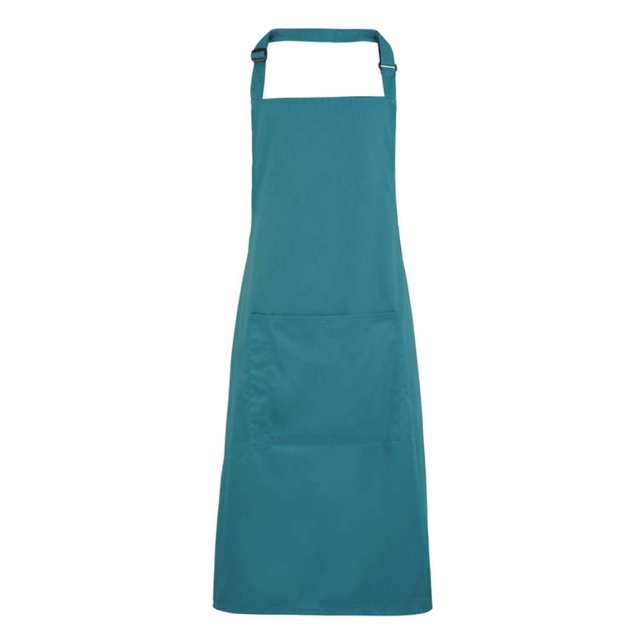 COLOURS COLLECTION BIB APRON WITH POCKET