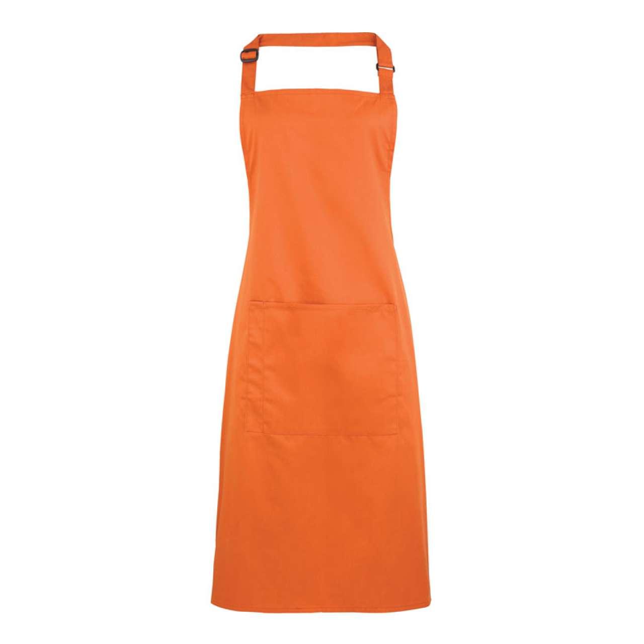 COLOURS COLLECTION BIB APRON WITH POCKET