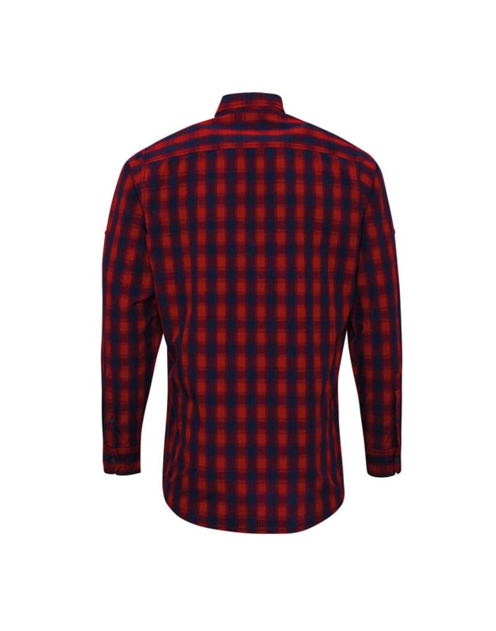 'MULLIGAN' CHECK - MEN'S LONG SLEEVE COTTON SHIRT